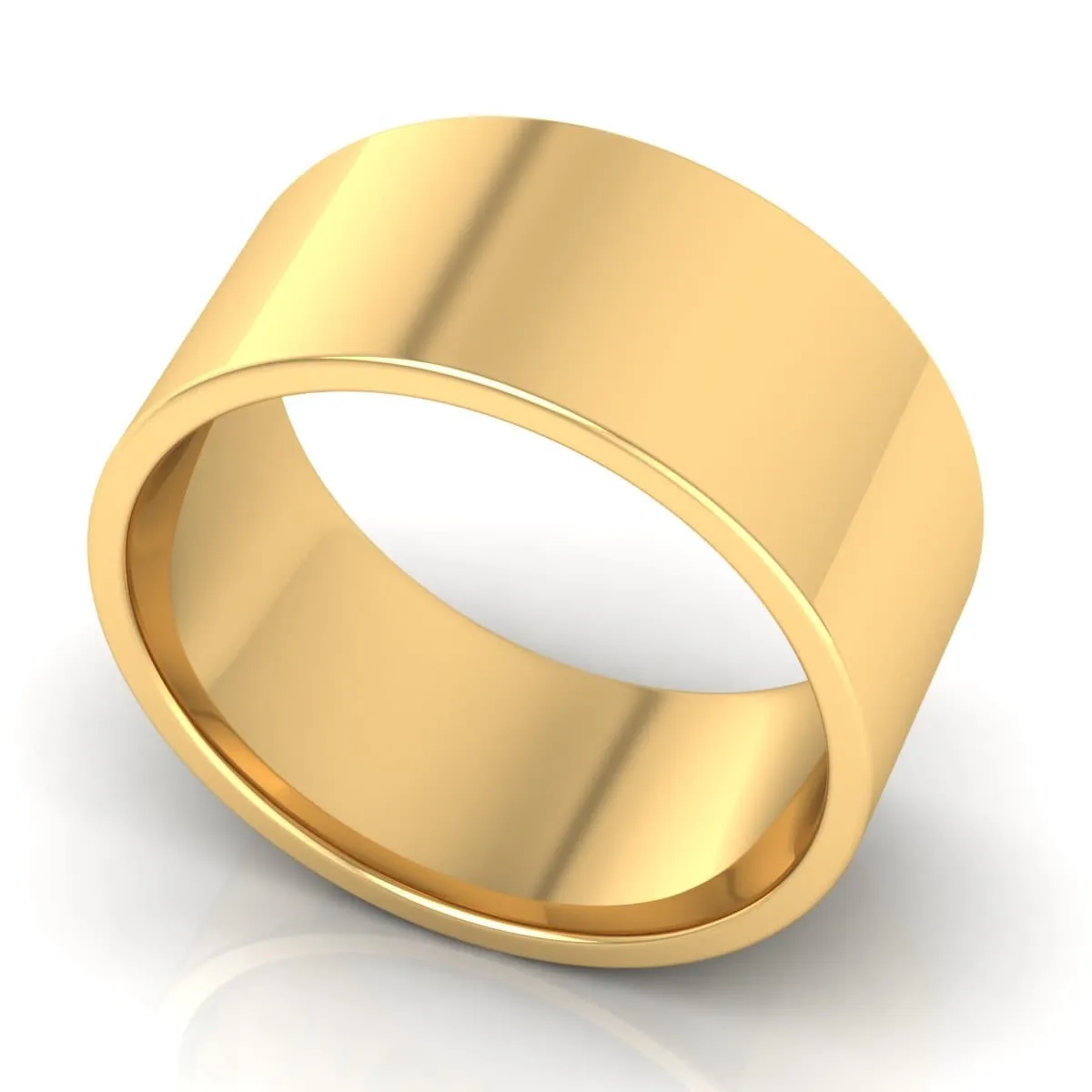 1.0 mm Comfort Fit Plain Wedding Band in 14KT, 18KT & Platinum
