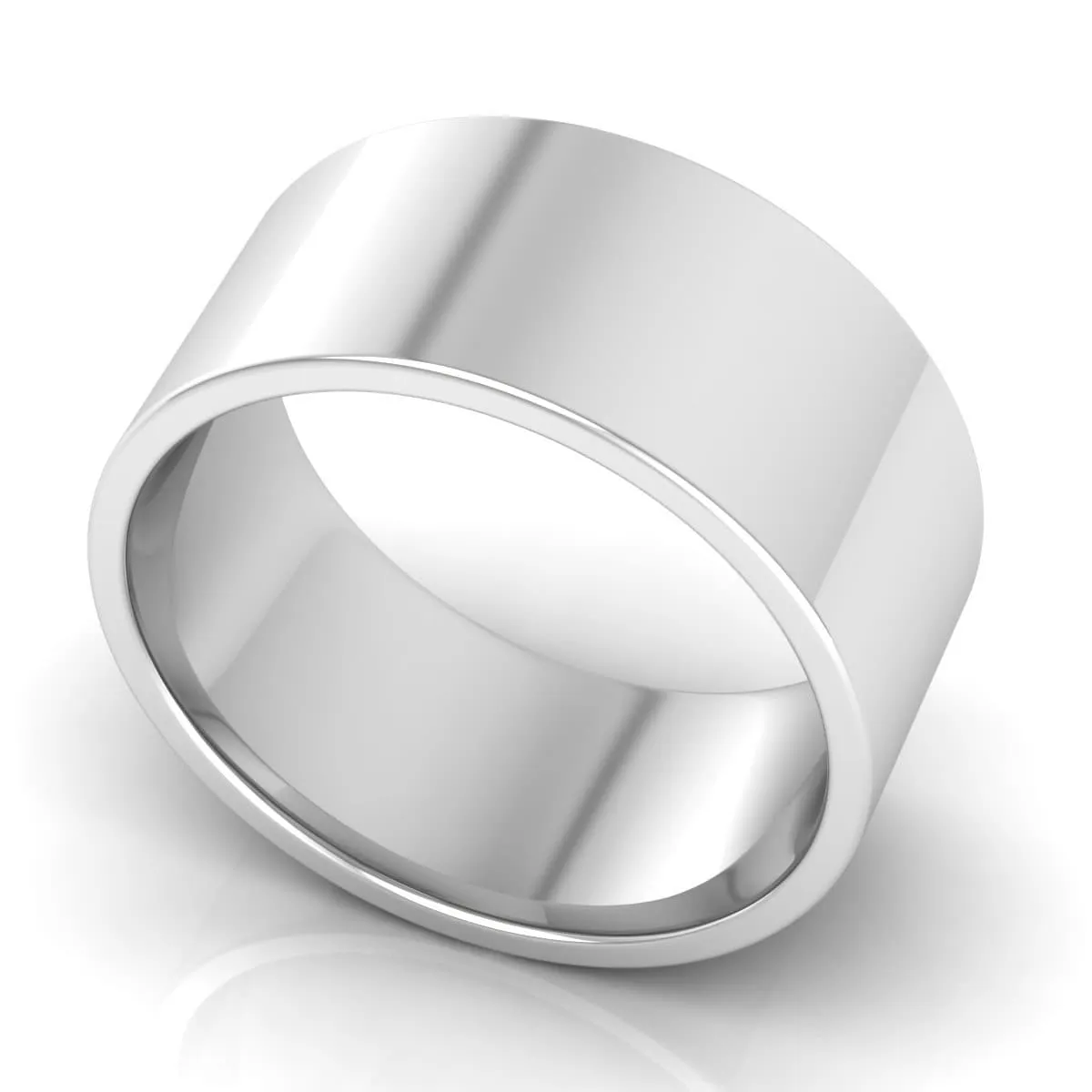 1.0 mm Comfort Fit Plain Wedding Band in 14KT, 18KT & Platinum