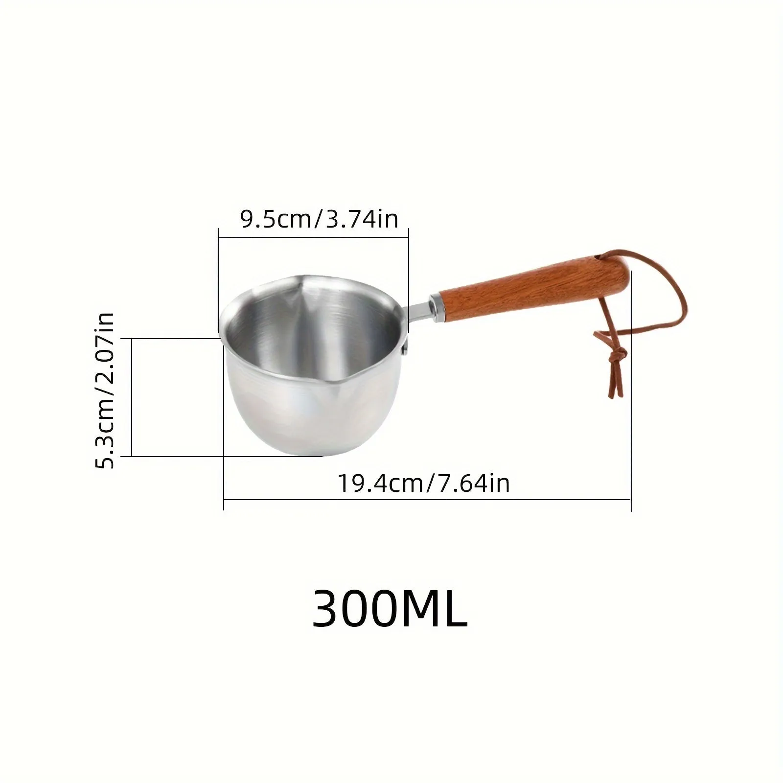 1pc Premium Stainless Steel Butter Melting Pot - For Effortless Chocolate Cream Heating, Seasoning Oil Warming, and Baking Tool Organization - Kitchen Essential Gadget for Home Cooks and Bakers
