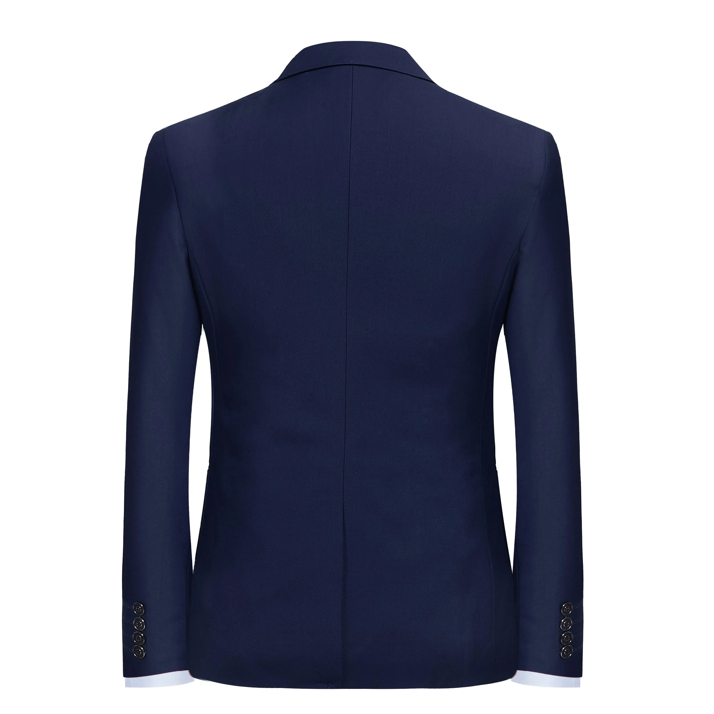 2-Piece Slim Fit Simple Designed Navy Suit