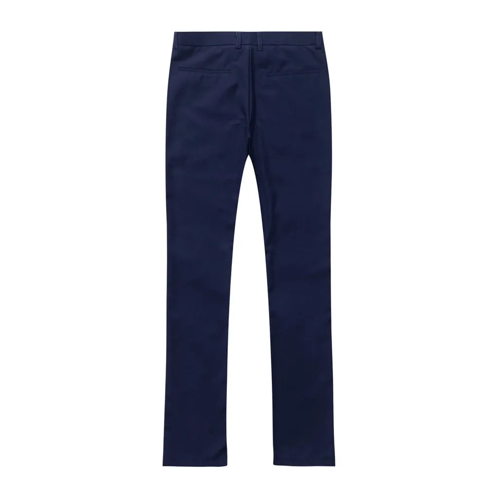 2-Piece Slim Fit Simple Designed Navy Suit