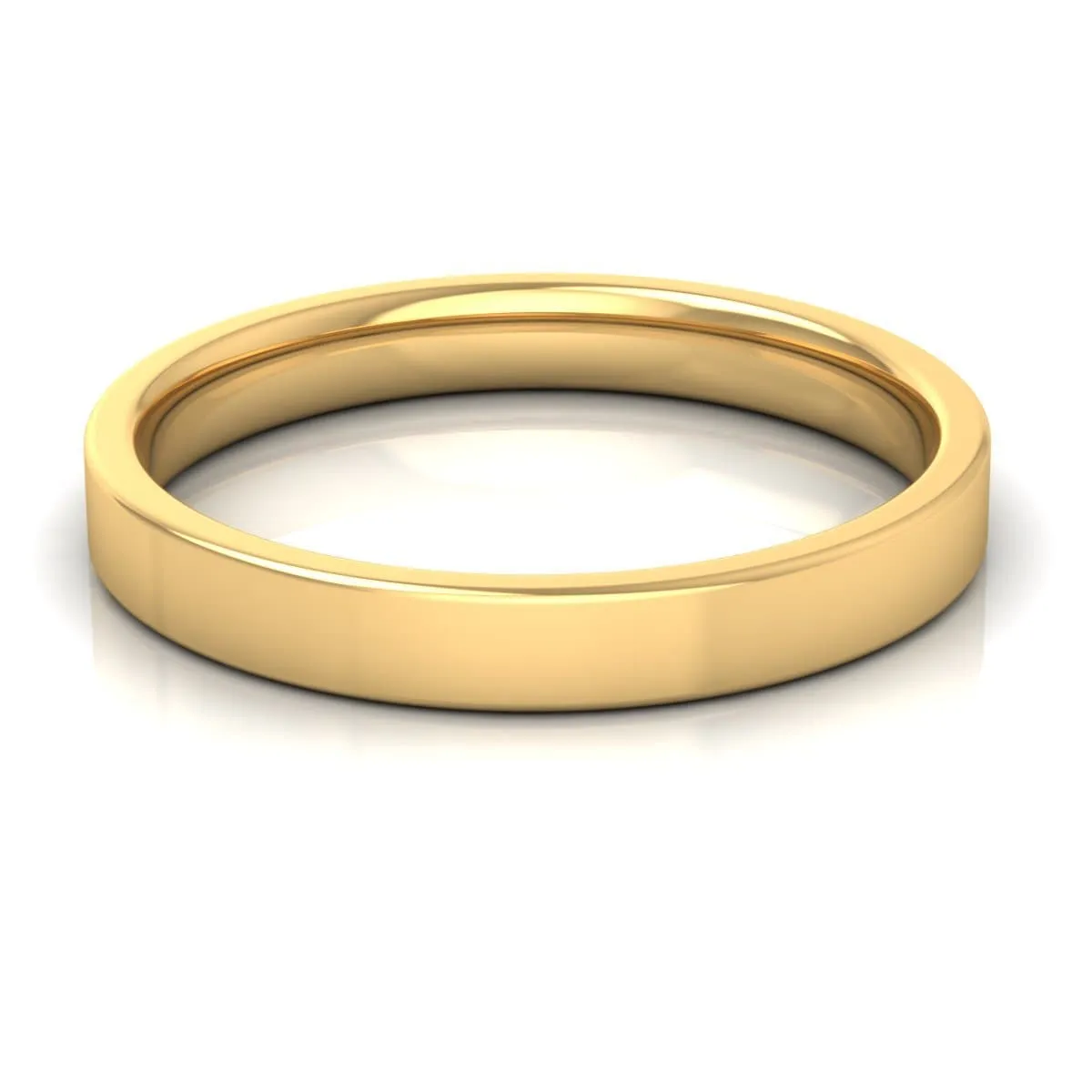 2.0 mm Comfort Fit Plain Wedding Band in 14KT, 18KT & Platinum