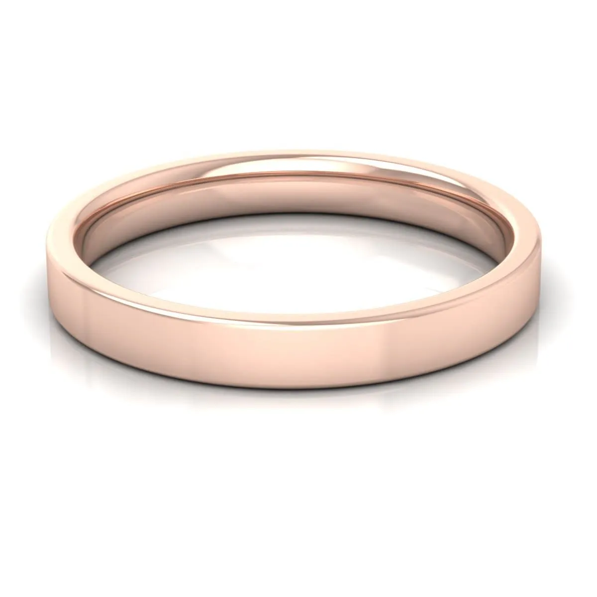 2.0 mm Comfort Fit Plain Wedding Band in 14KT, 18KT & Platinum