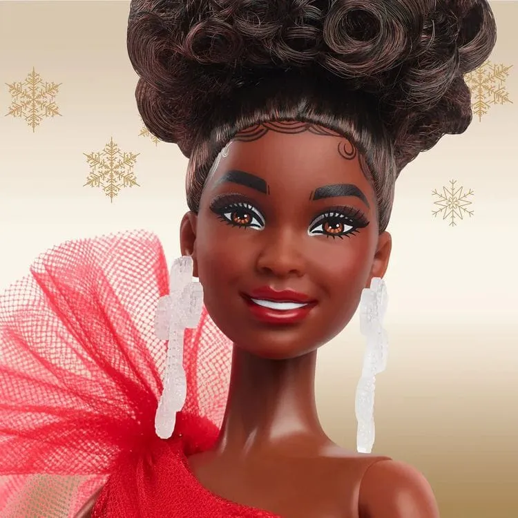 2024 Barbie Holiday Doll -  Black Hair
