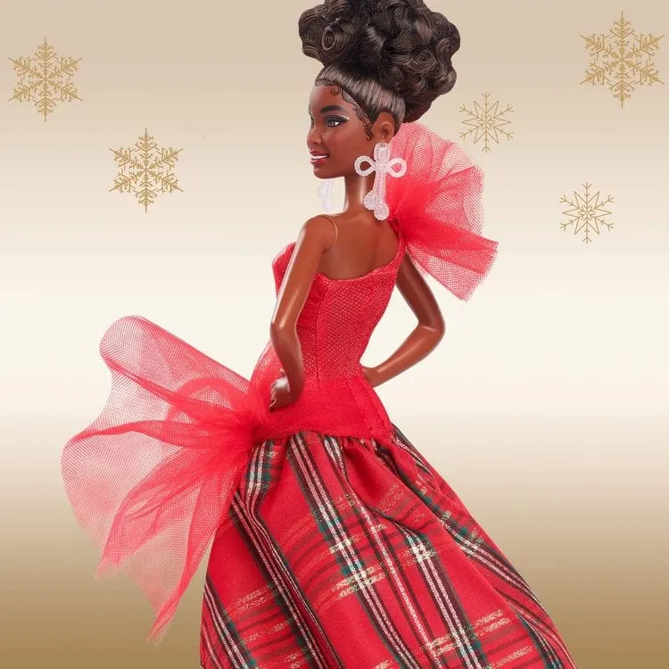 2024 Barbie Holiday Doll -  Black Hair