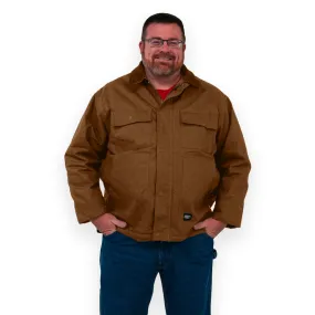 378.29 Men's Brown Duck Chore Coat by Key Industries