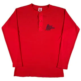 80s Wise River Montana Henley Thermal- S