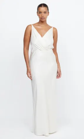 ADORE V MAXI DRESS - CREAM