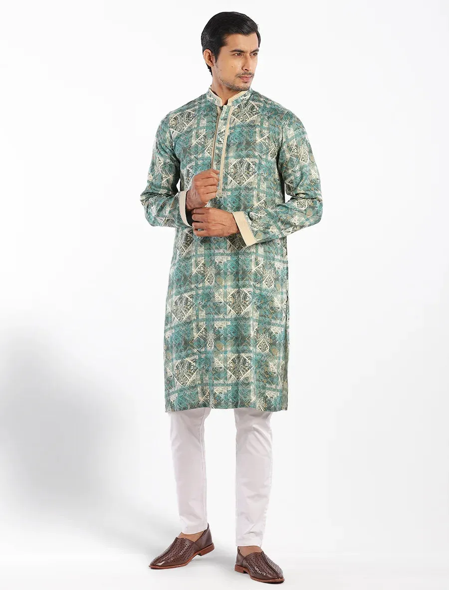 All Over Printed Regular Fit Panjabi