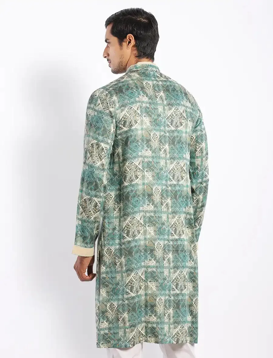 All Over Printed Regular Fit Panjabi