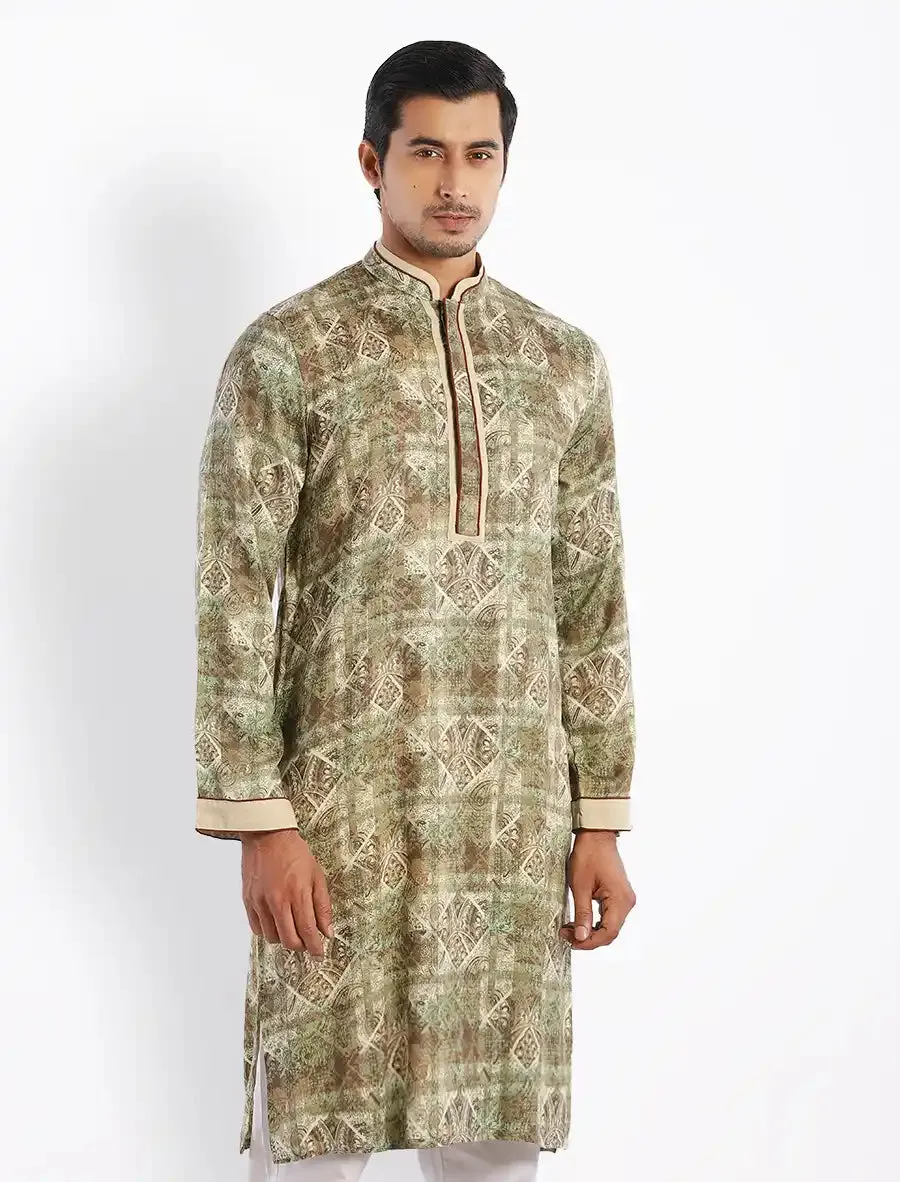 All Over Printed Regular Fit Panjabi