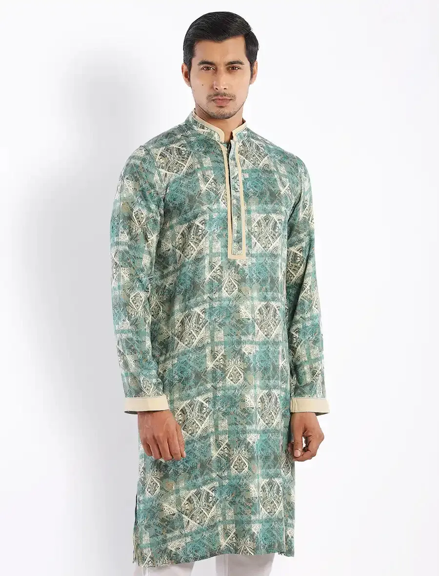 All Over Printed Regular Fit Panjabi