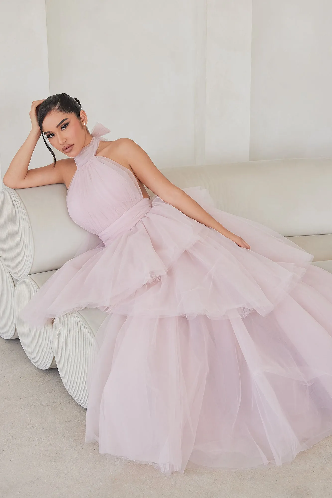 Ariana Tulle Gowl - Blush