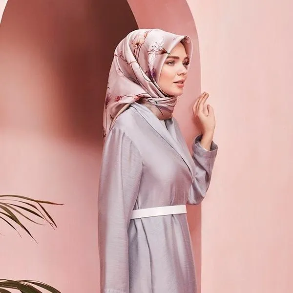 Armine Floral Silk Hijab Julia