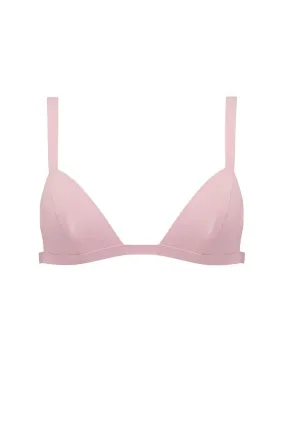 Baby Pink Latex Triangle Bra