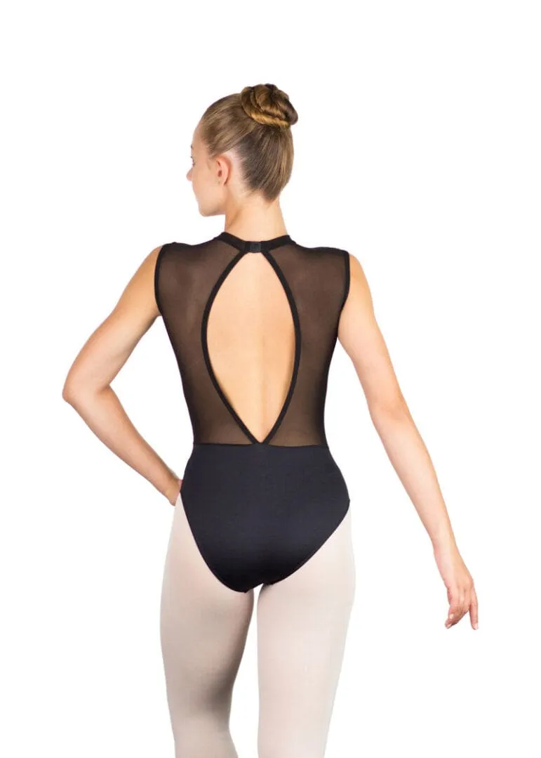 Ballet Rosa Harper Adult High Neck Elliptic Back Leotard