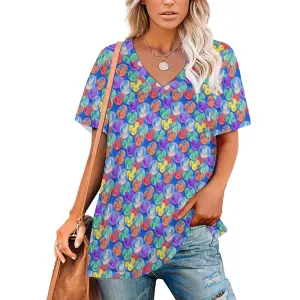 Balloon Collector Women's V-Neck T-Shirt