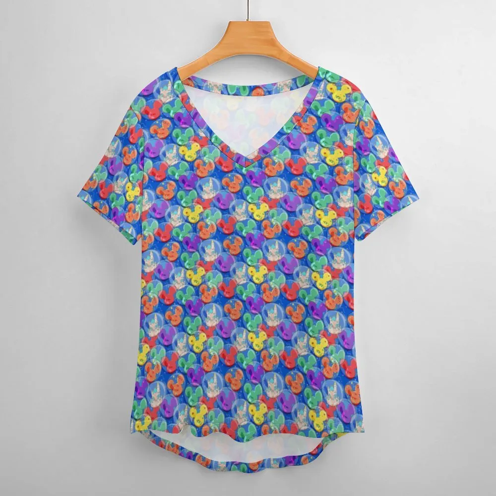 Balloon Collector Women's V-Neck T-Shirt
