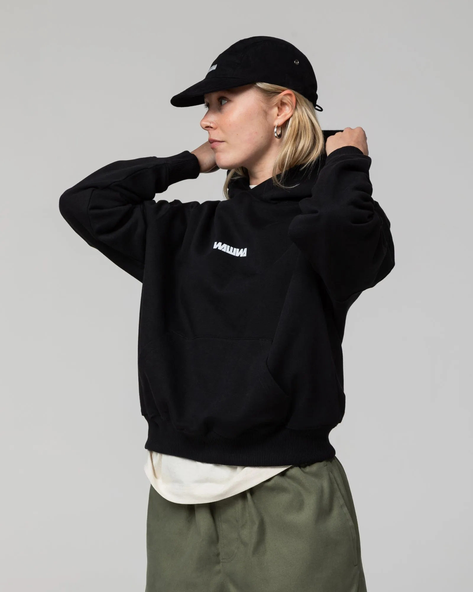 Basic Logo Hoody - Black