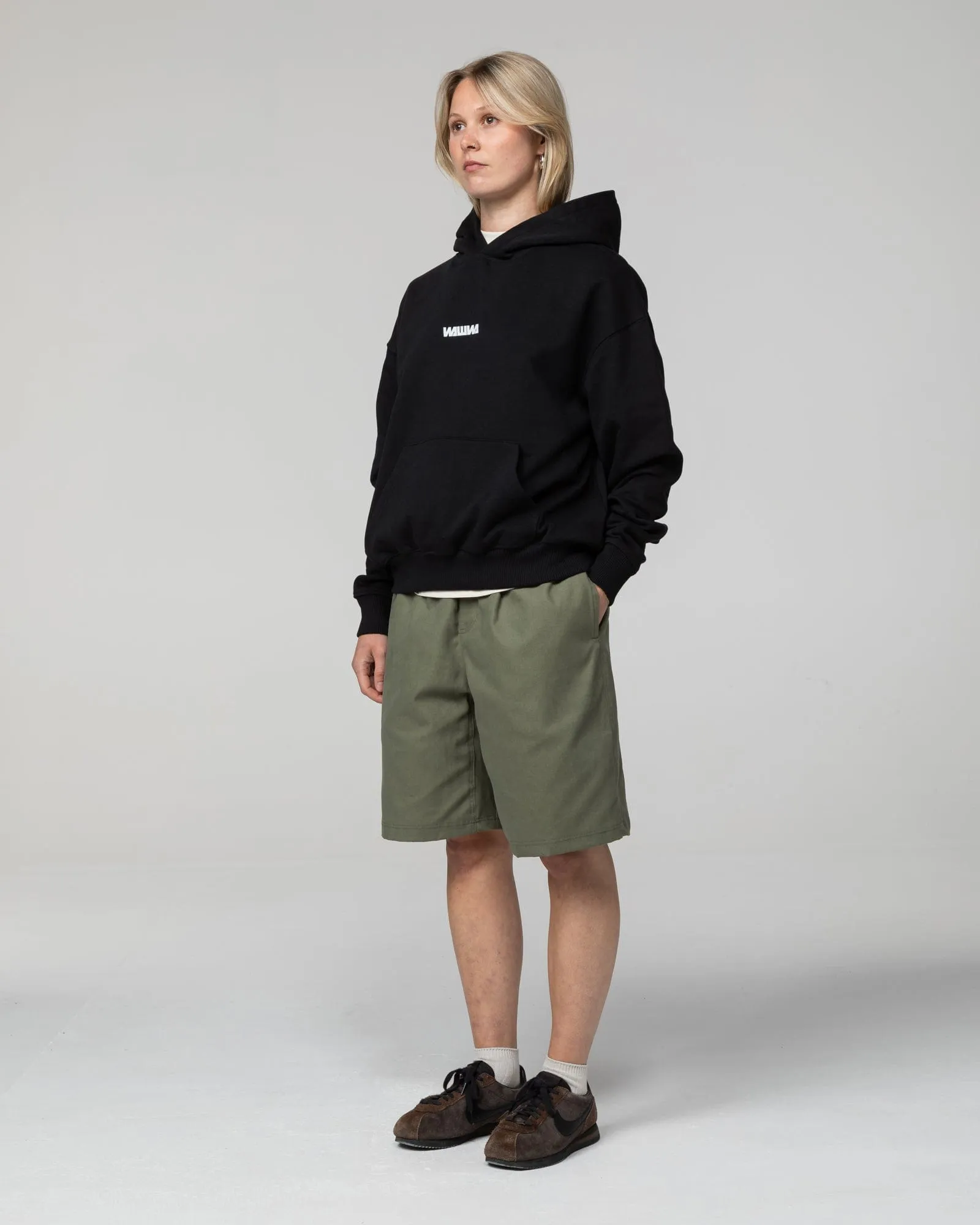 Basic Logo Hoody - Black