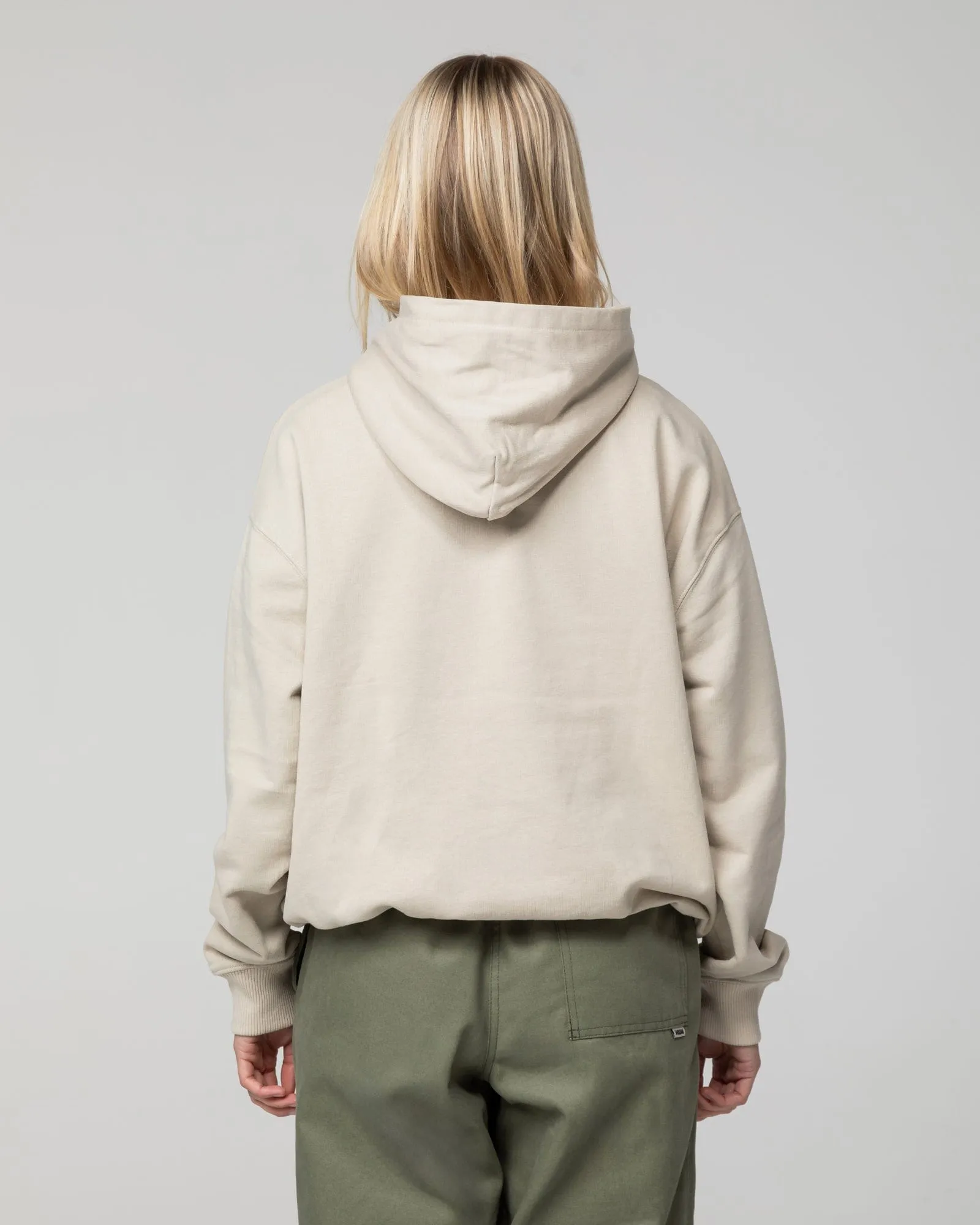 Basic Logo Hoody - Natural