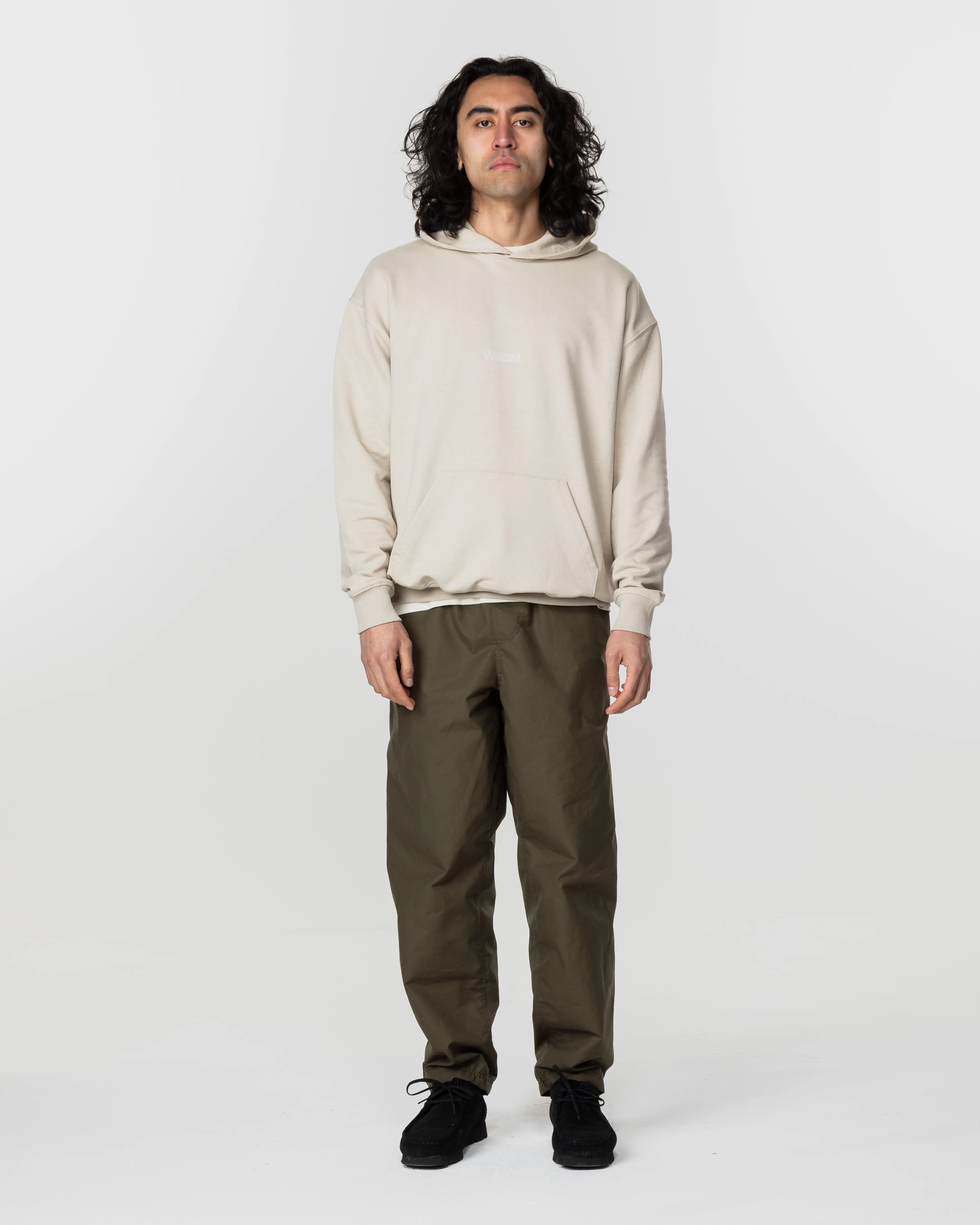 Basic Logo Hoody - Natural