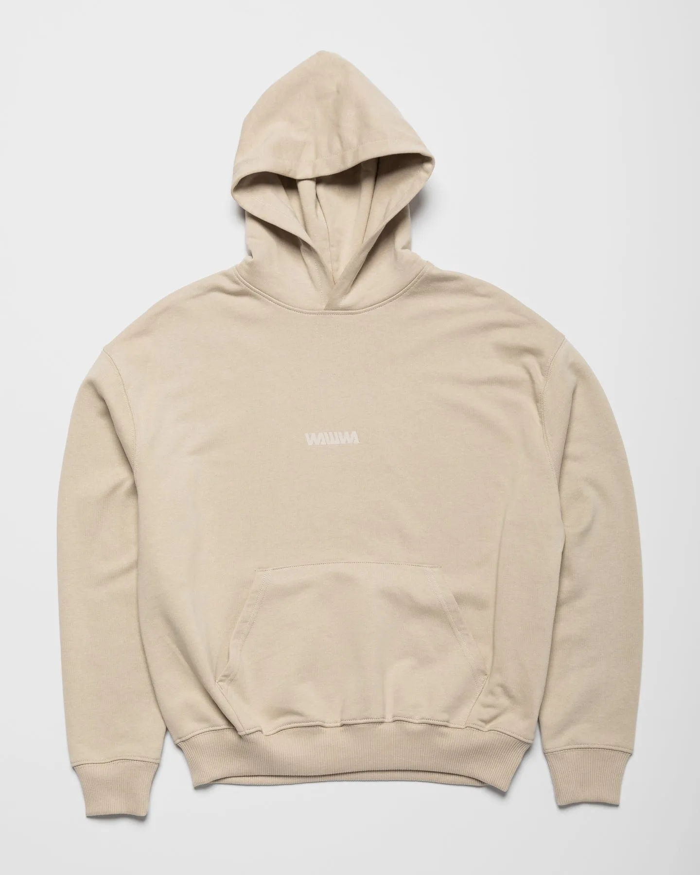 Basic Logo Hoody - Natural