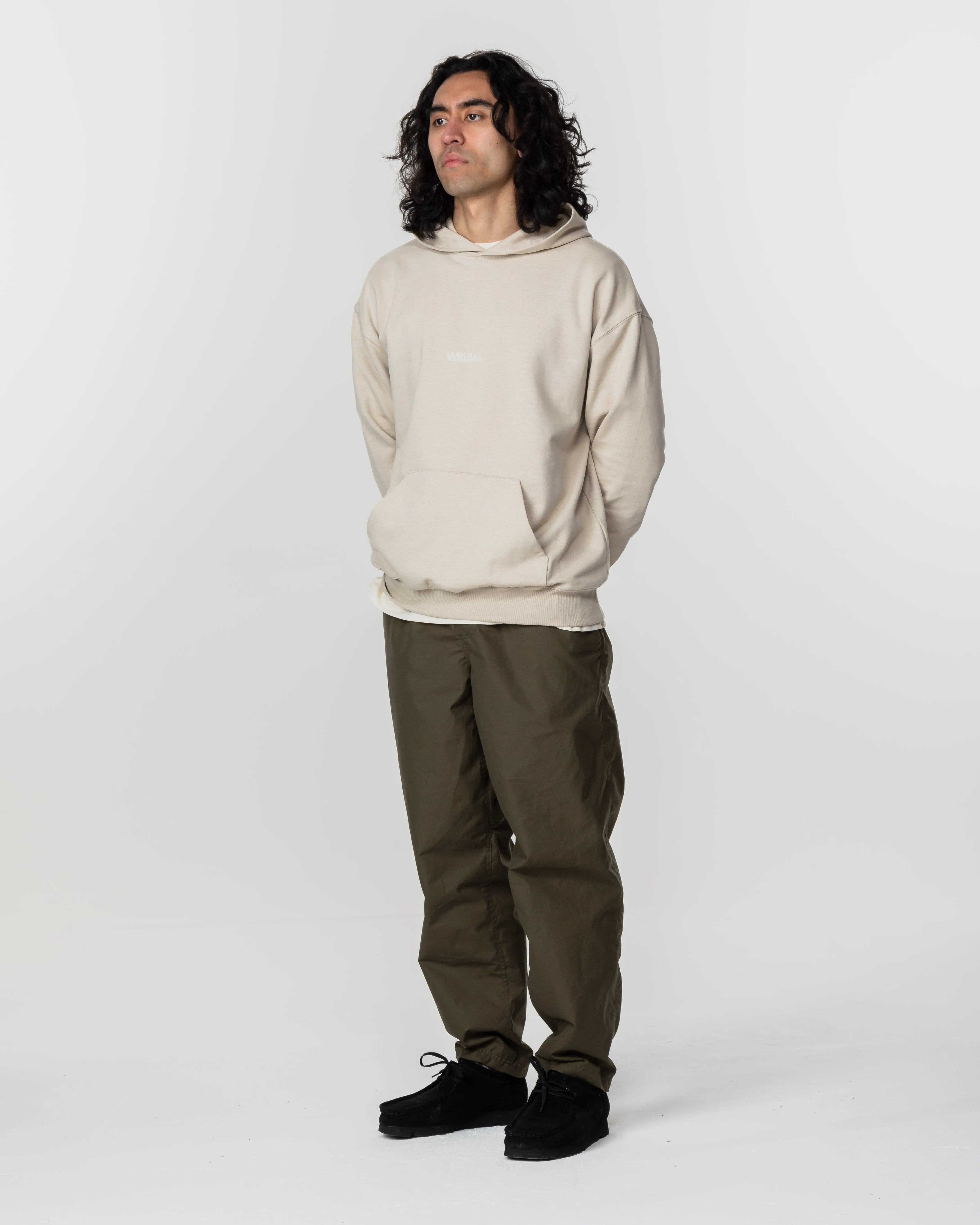 Basic Logo Hoody - Natural