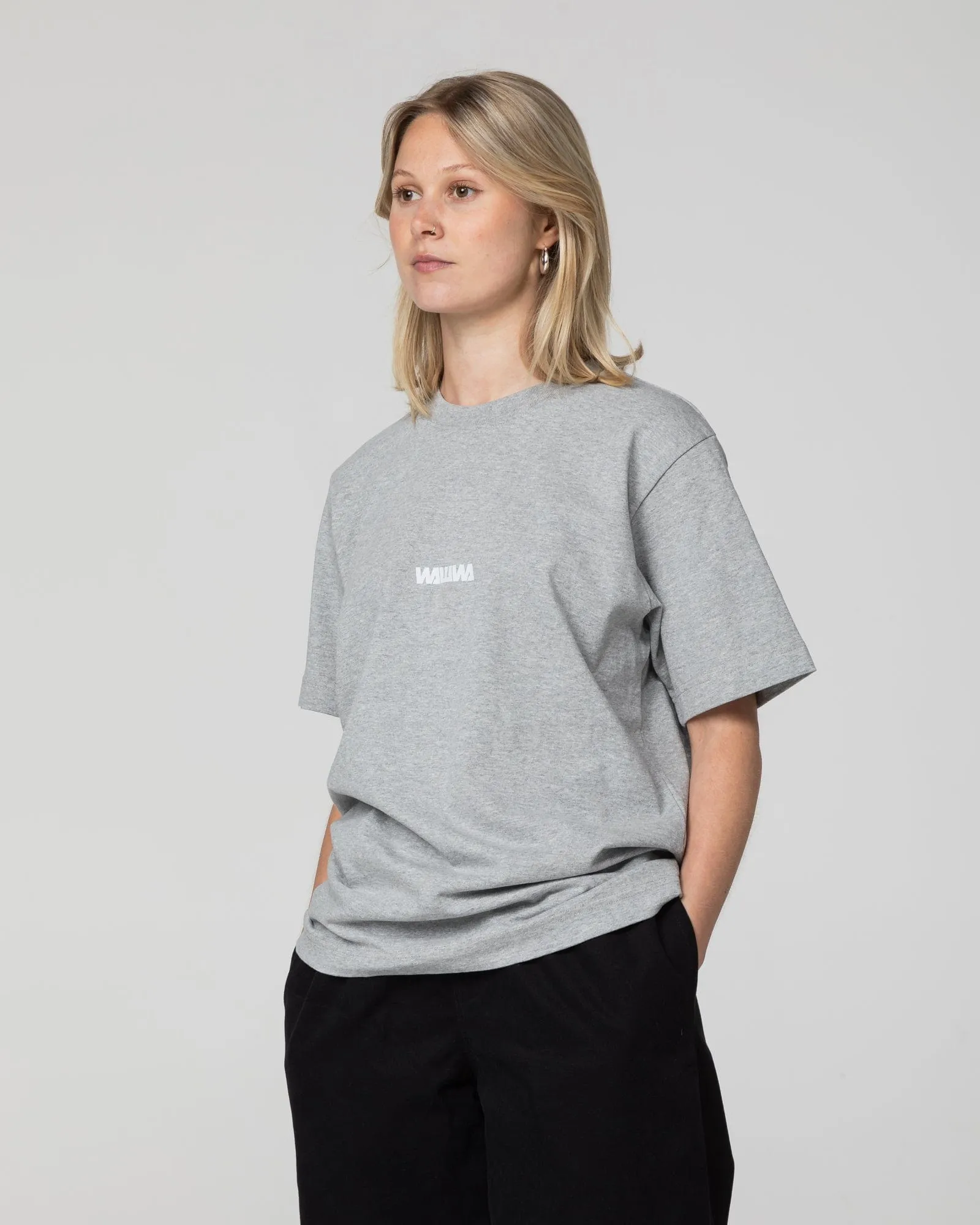 Basic Logo T-Shirt - Grey Marl