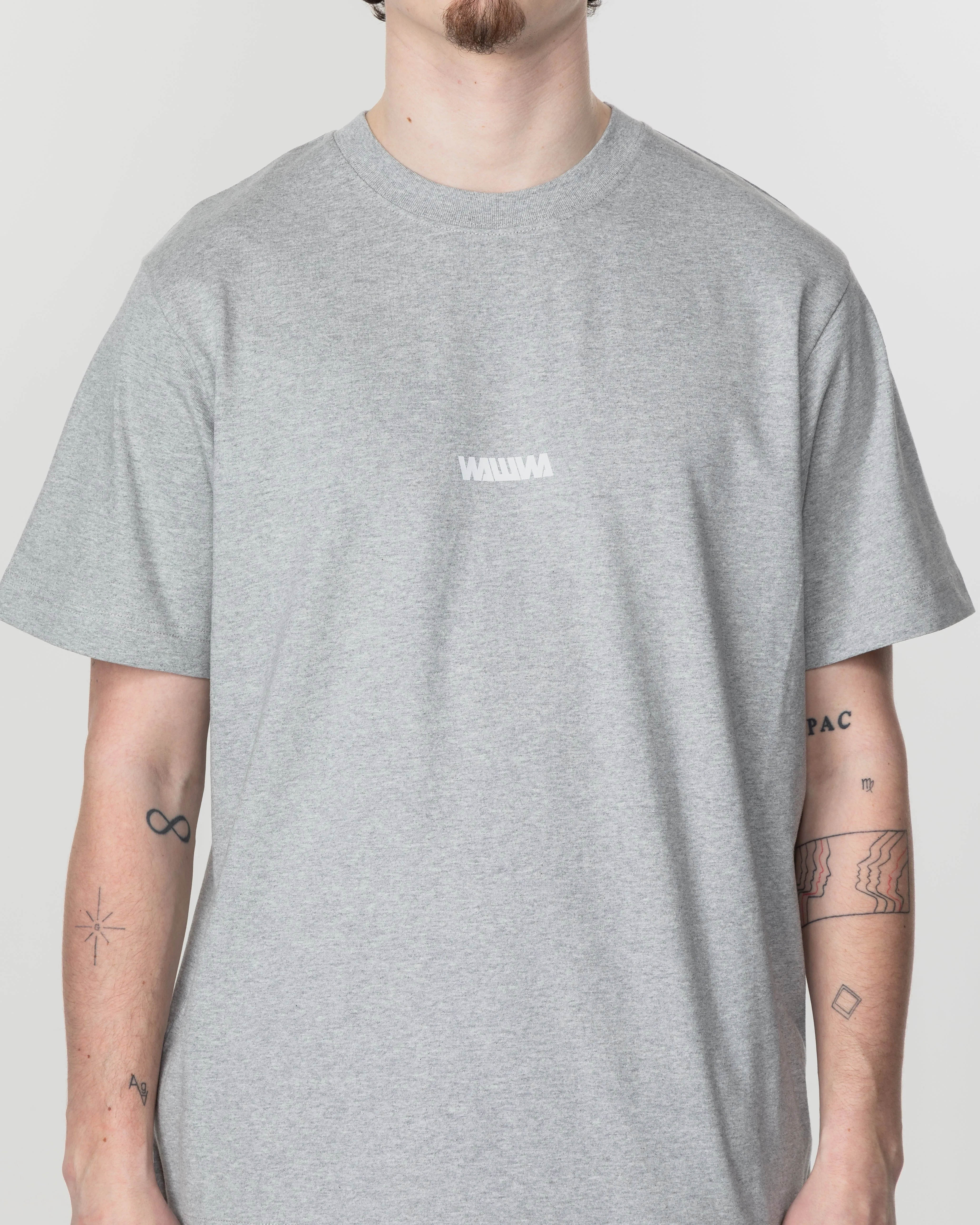 Basic Logo T-Shirt - Grey Marl