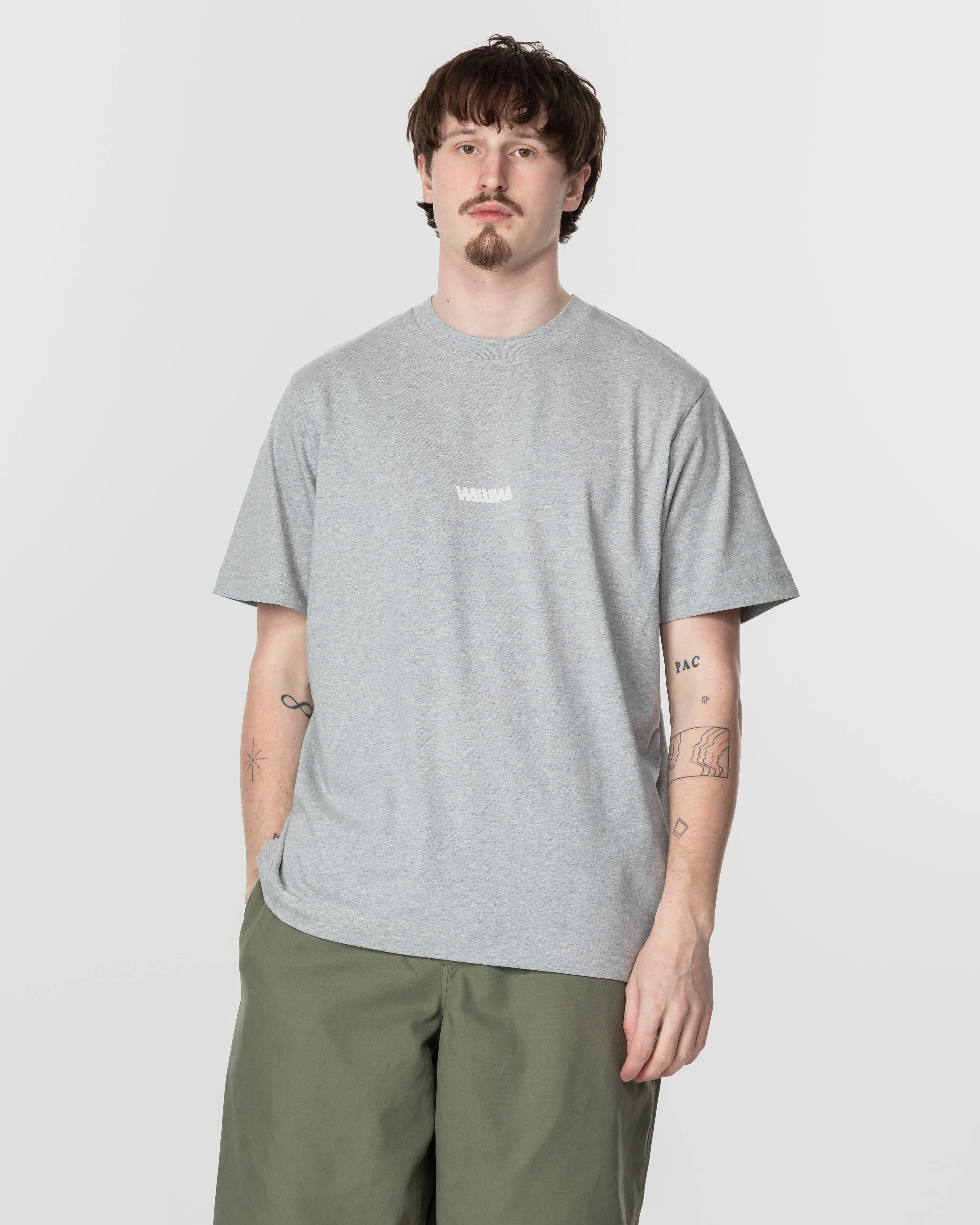 Basic Logo T-Shirt - Grey Marl