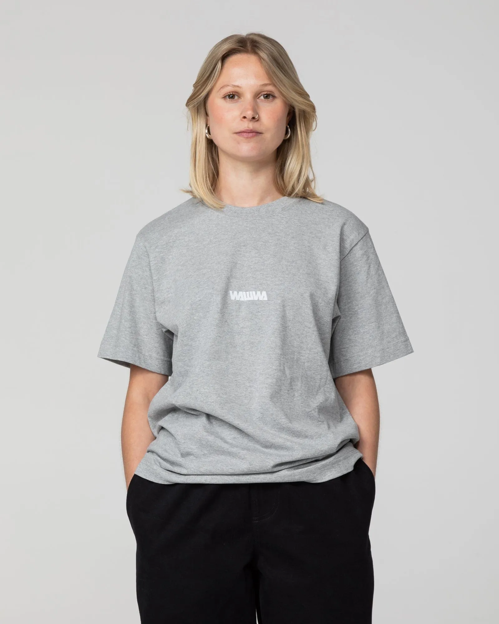 Basic Logo T-Shirt - Grey Marl
