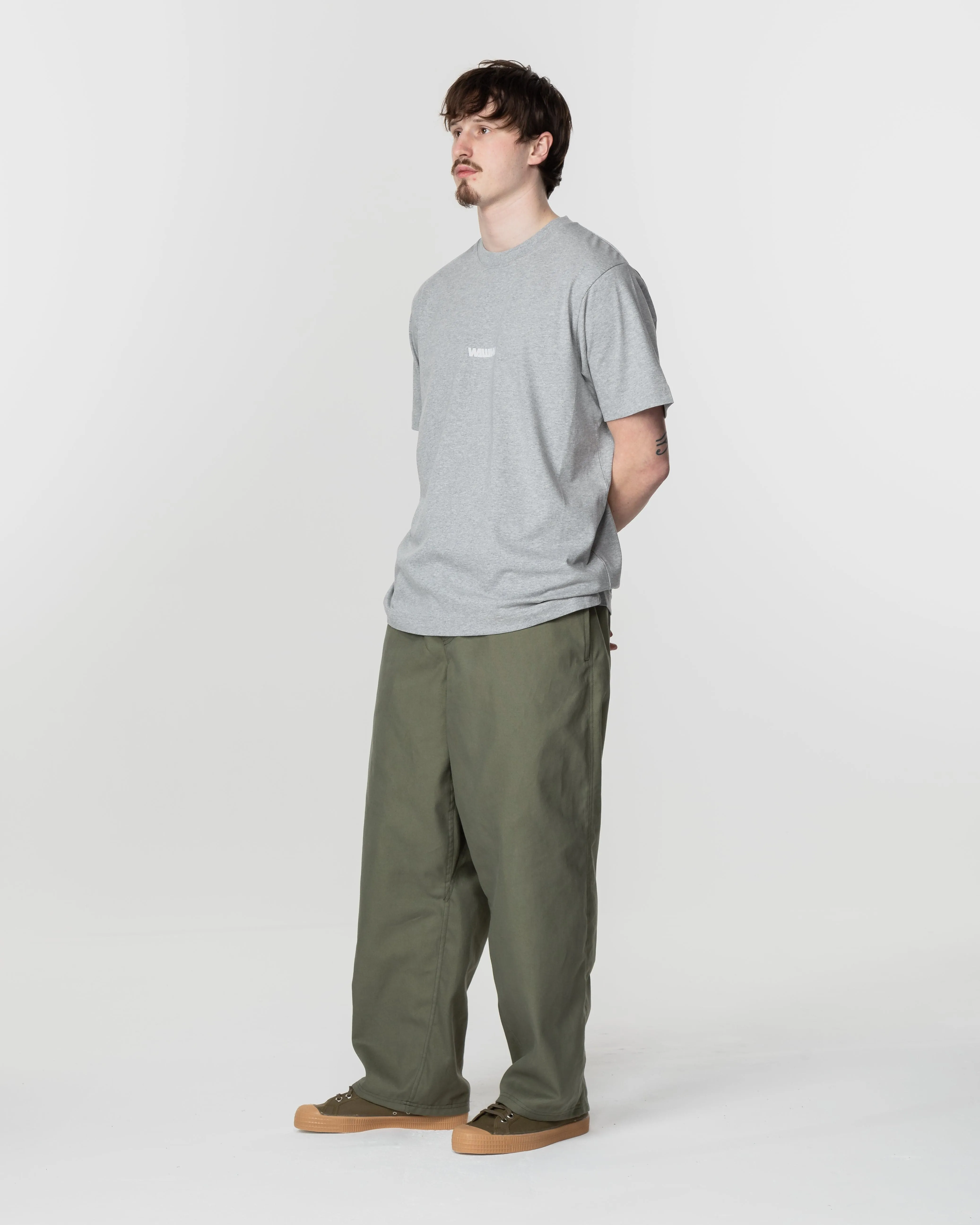 Basic Logo T-Shirt - Grey Marl