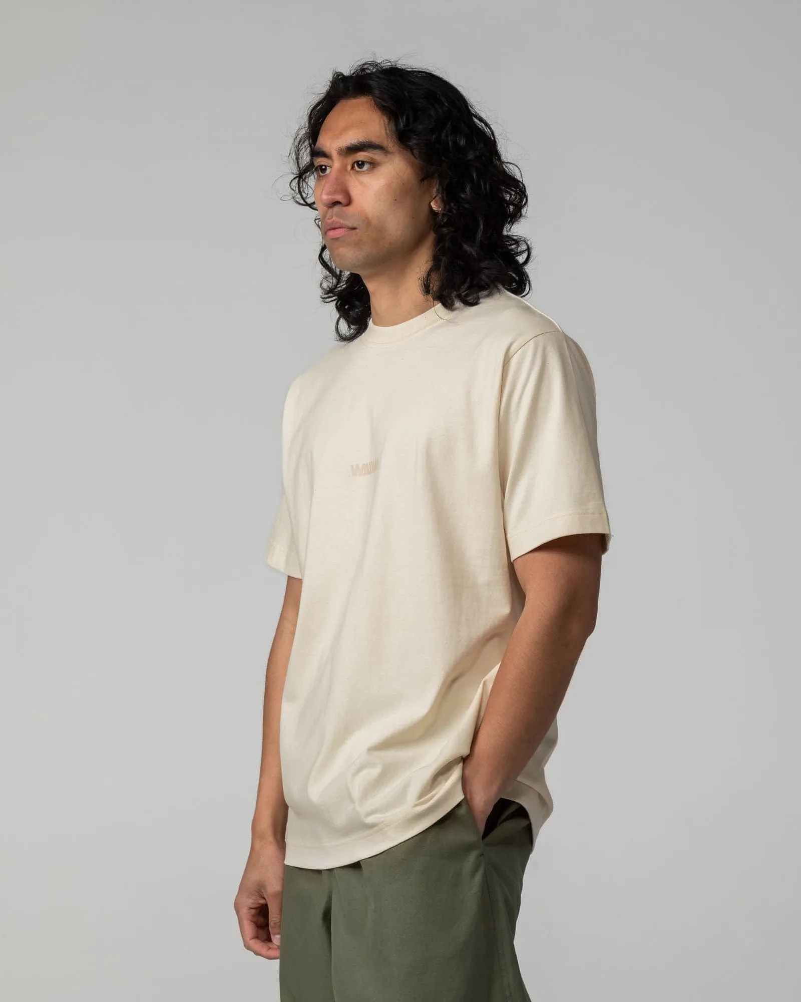 Basic Logo T-Shirt - Natural