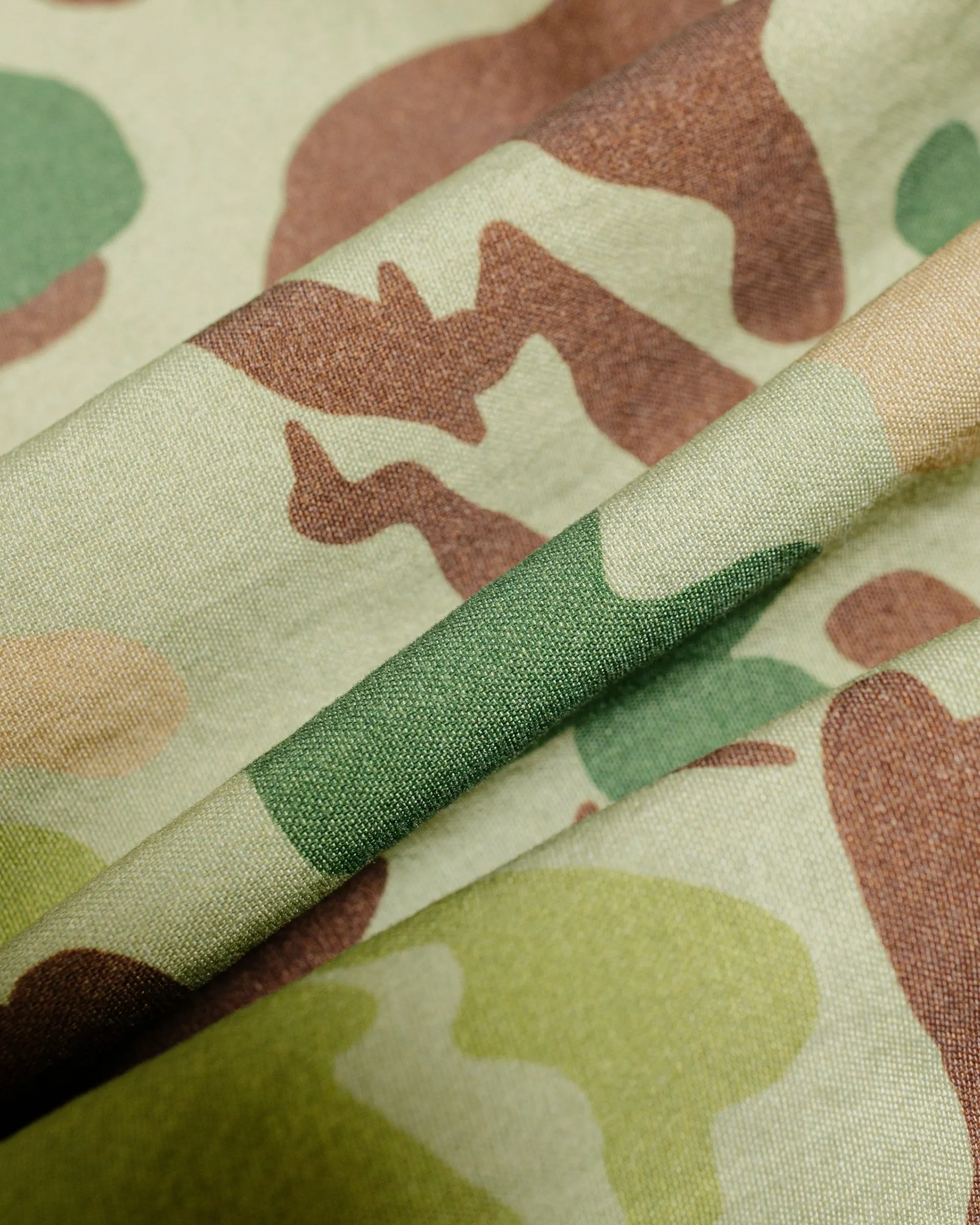 Beams Plus Reversible Puff Blouson Animal Camo Olive