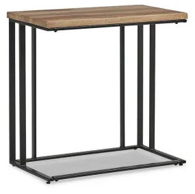Bellwick Natural/Black Chairside End Table
