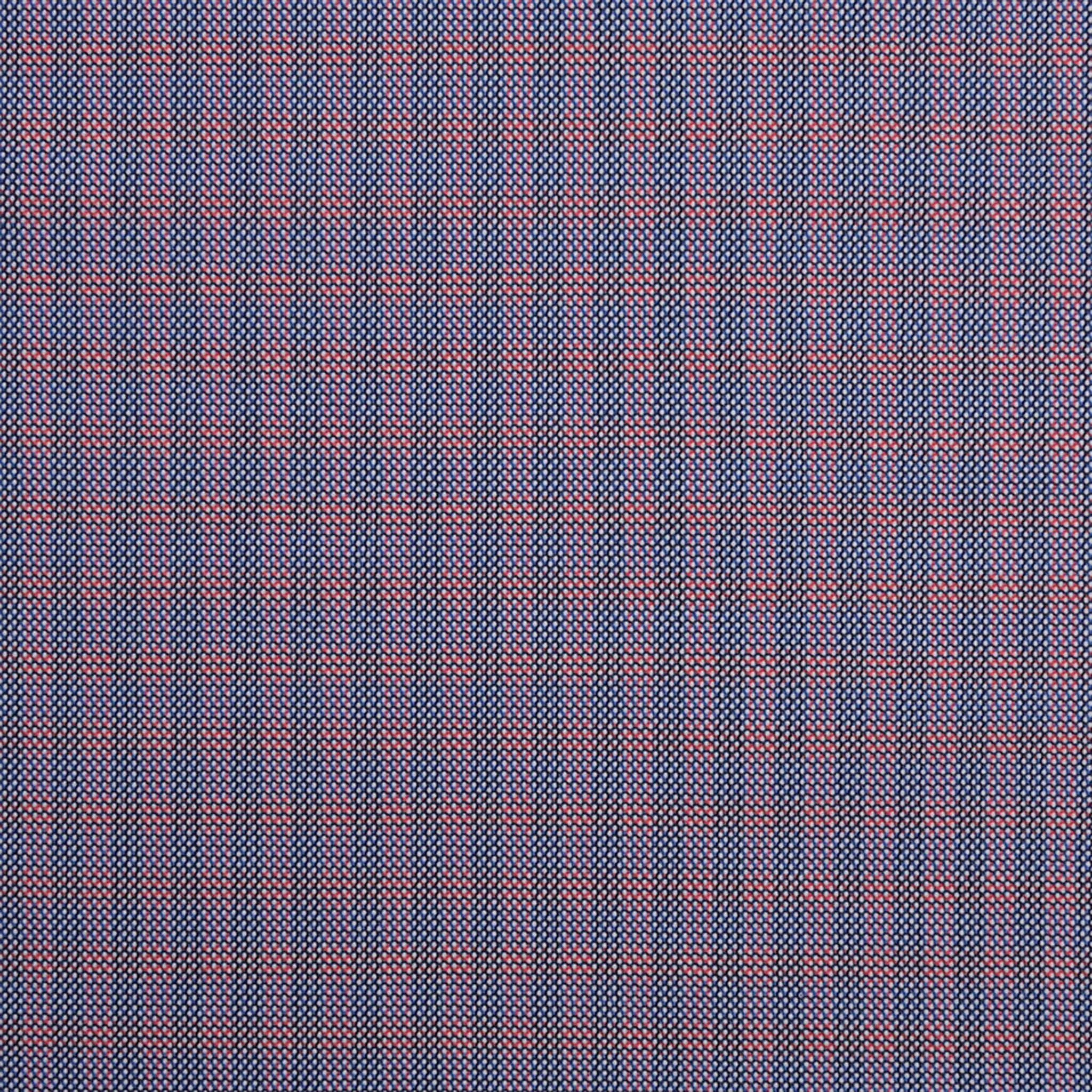 Blue Cotton Check Fabric 99034