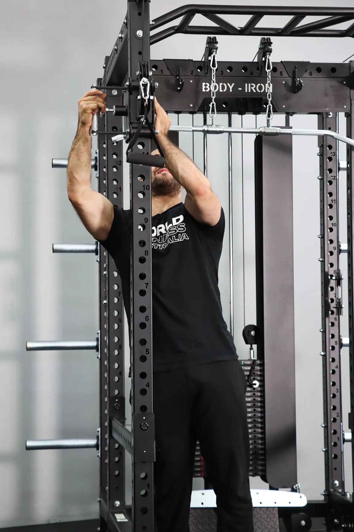 Body Iron Commercial Power Rack PR9500 Combo Set