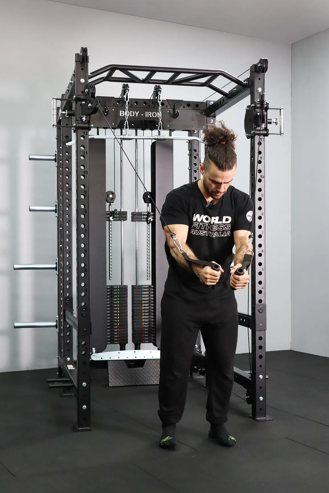 Body Iron Commercial Power Rack PR9500 Combo Set