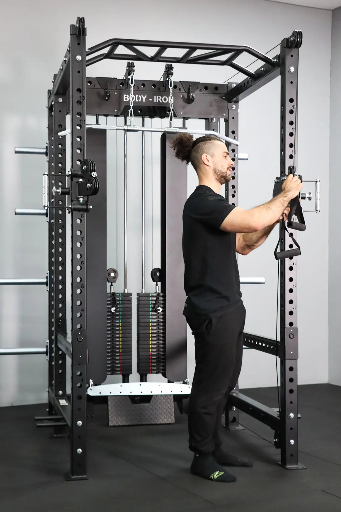 Body Iron Commercial Power Rack PR9500 Combo Set