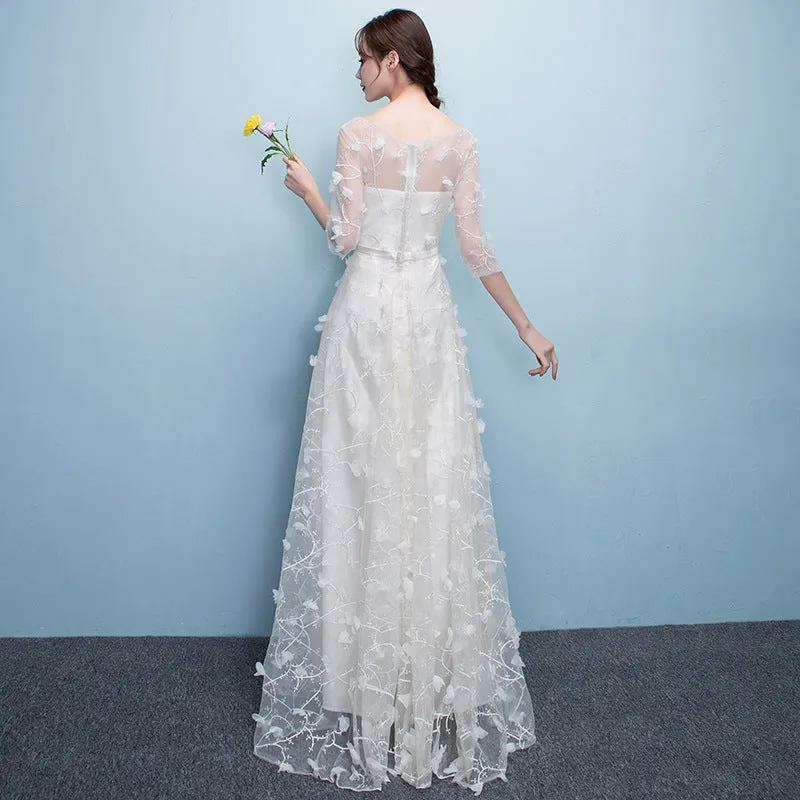 Bridesmaid Dress Women's  New Korean Style Dress Slim-Fit Elegant Birthday Banquet Evening Dress