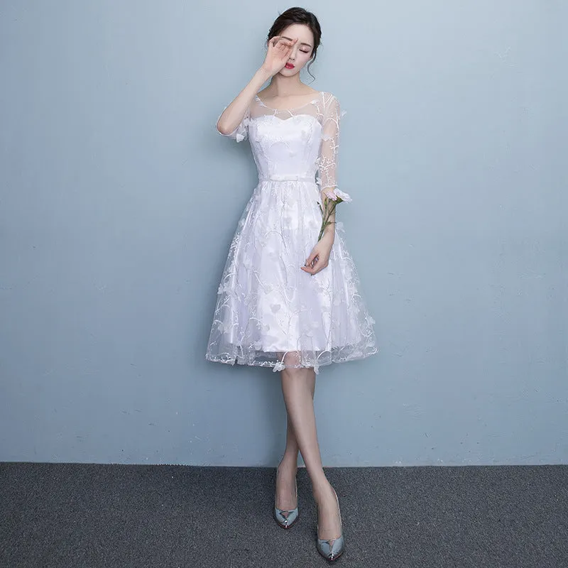 Bridesmaid Dress Women's  New Korean Style Dress Slim-Fit Elegant Birthday Banquet Evening Dress