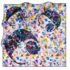 Cacharel Bubbly C Silk Twill Scarf No 21
