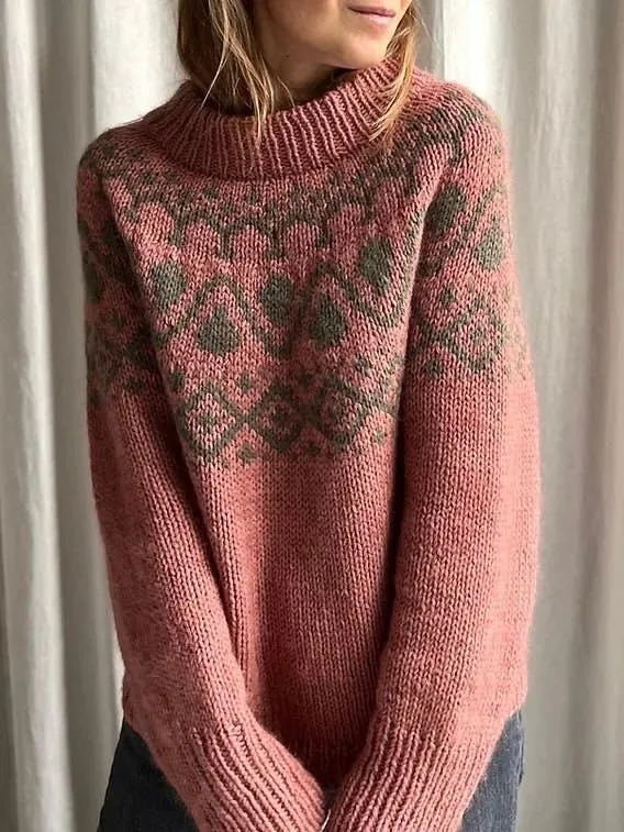 Cor Sweater Chunky by Refined Knitwear, No 3   silk mohair knitting kit