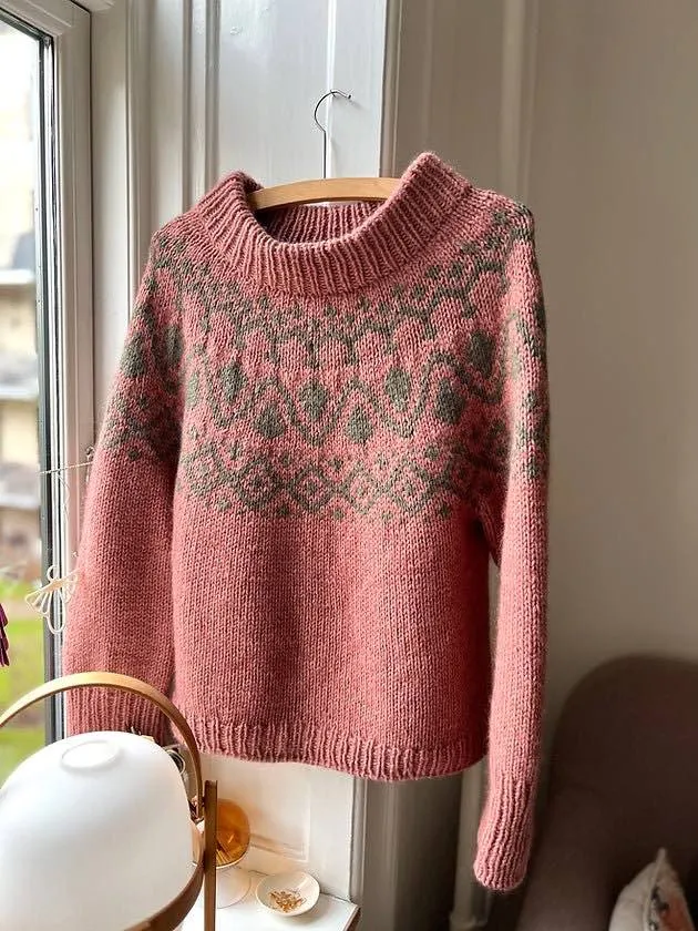 Cor Sweater Chunky by Refined Knitwear, No 3   silk mohair knitting kit