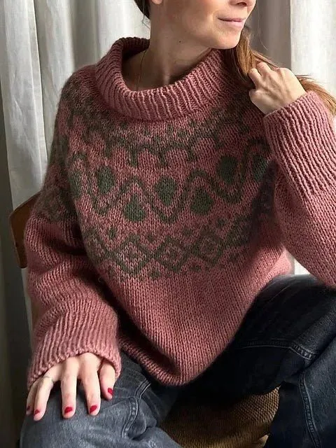 Cor Sweater Chunky by Refined Knitwear, No 3   silk mohair knitting kit