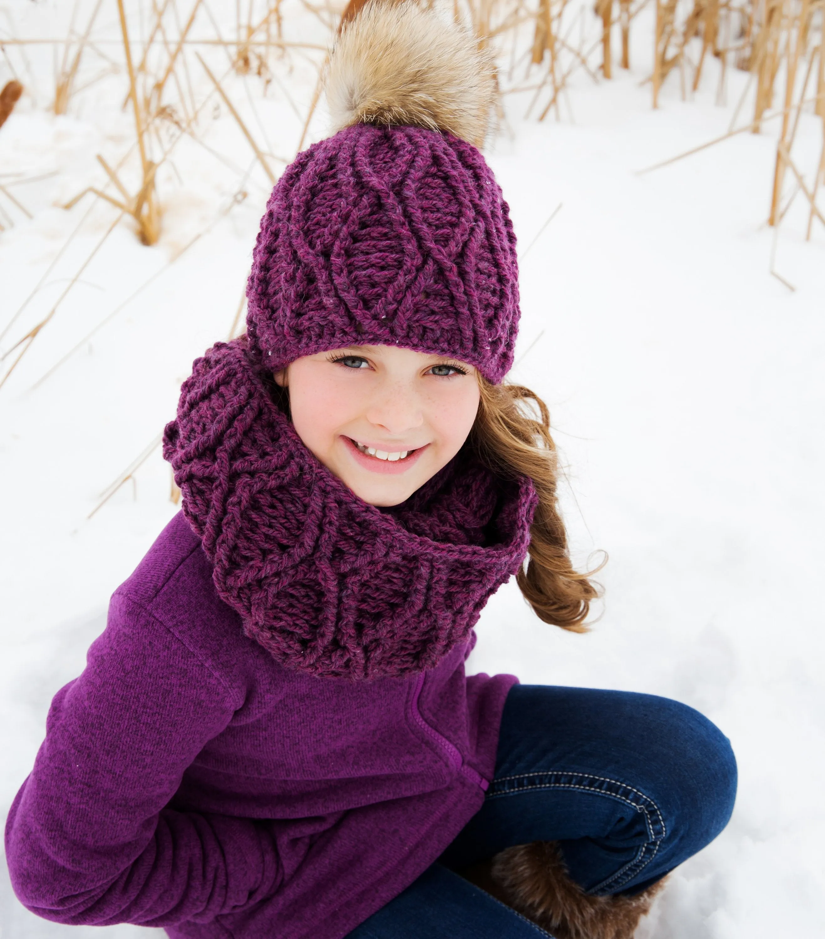 Crochet Pattern for Winter Frost Chunky Cowl | Crochet Scarf Pattern | Infinity Cowl Crocheting Pattern | DIY Written Crochet Instructions