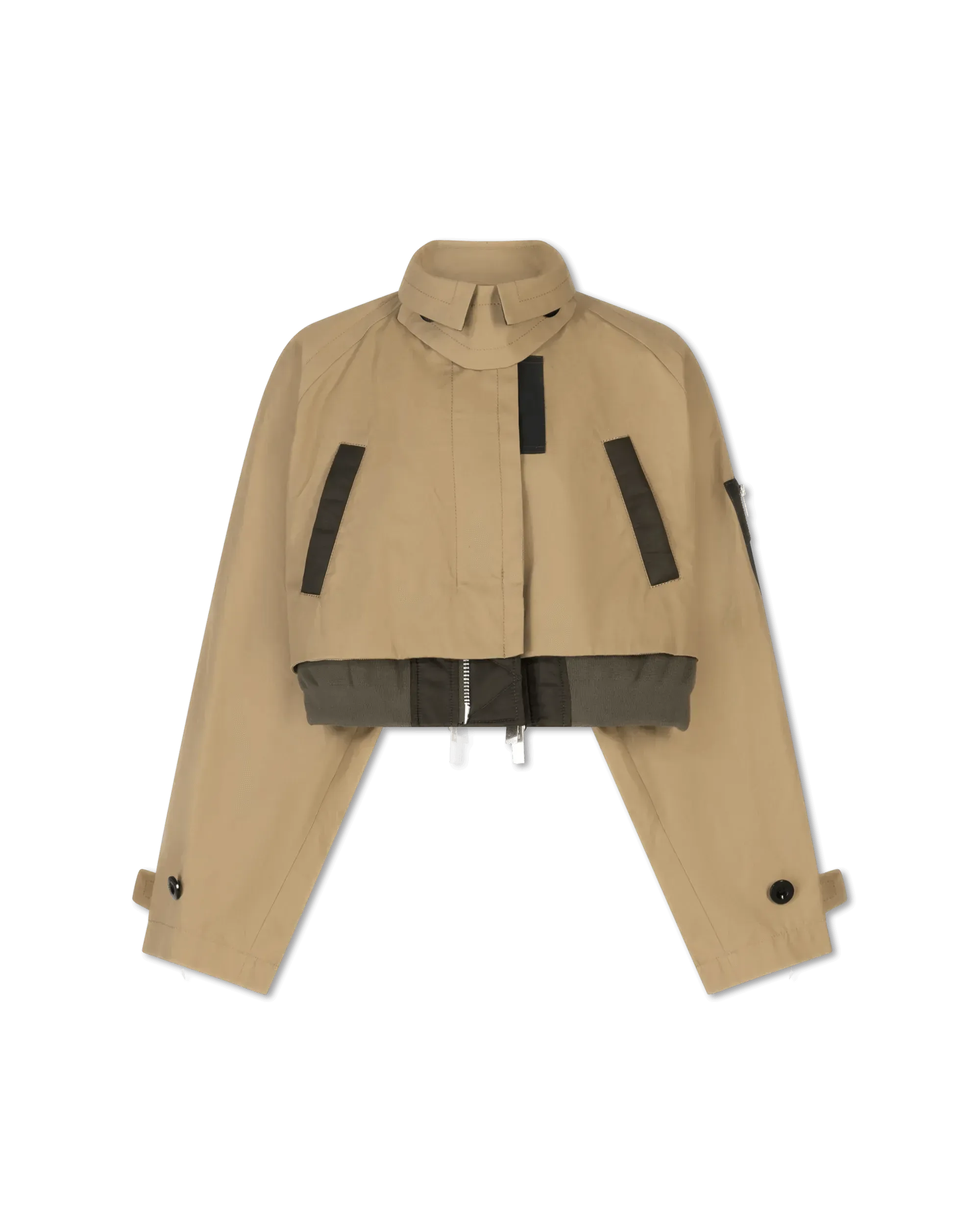 Cropped Cotton Jacket