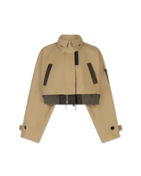 Cropped Cotton Jacket
