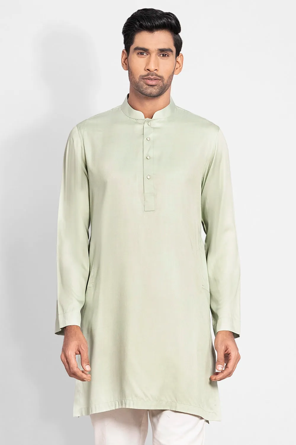 Cut & Sew Short Slim Fit Panjabi